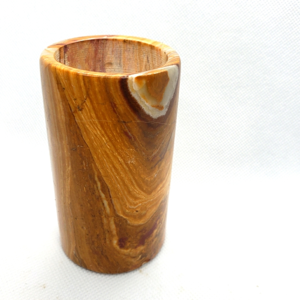 Onyx candle holder 10,000 Villages Pakistan